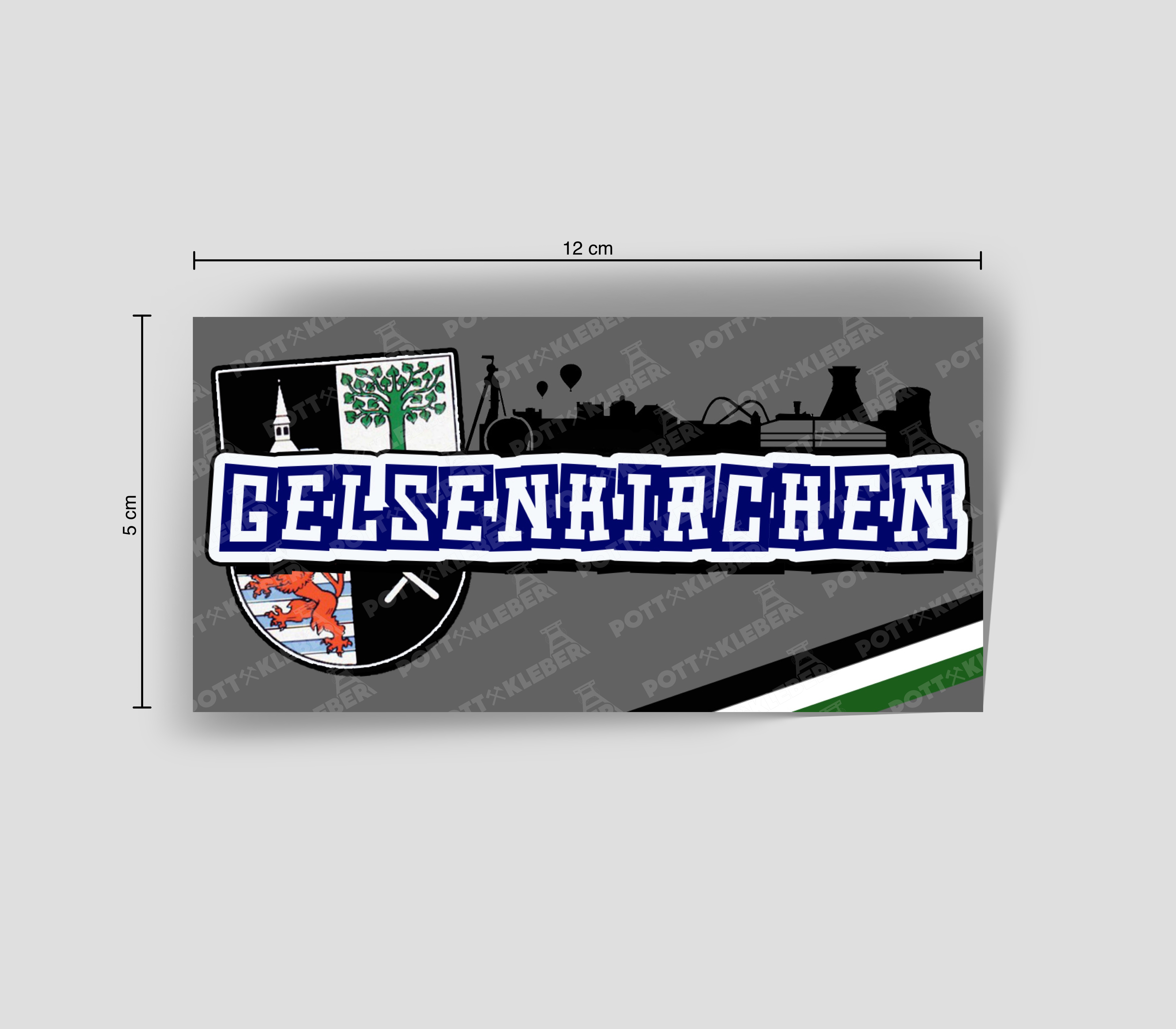 Gelsenkirchen Wappen & Skyline Stadtfarben | Nr.53