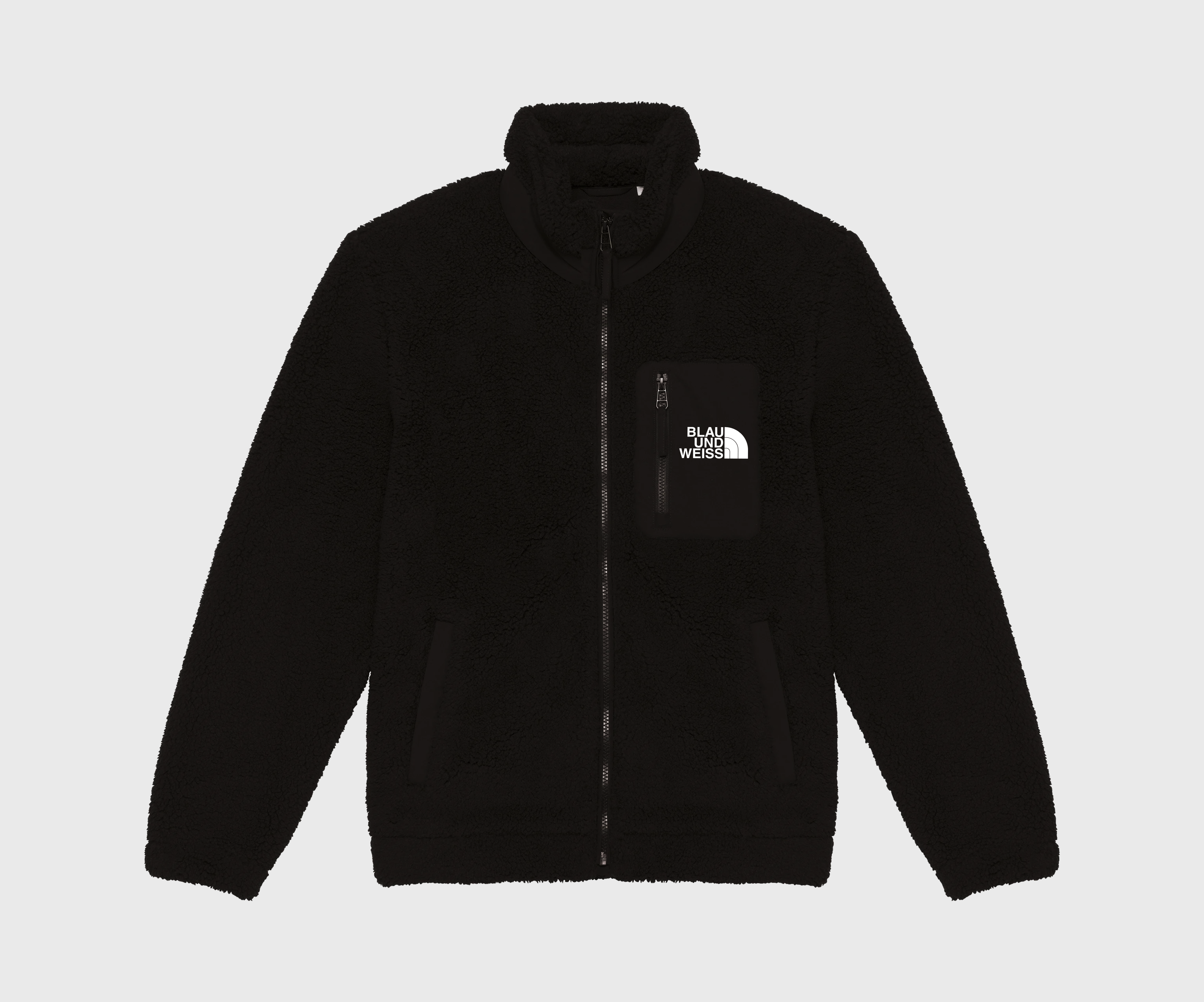 Blau & Weiss Bogen - Sharper Teddy Jacke