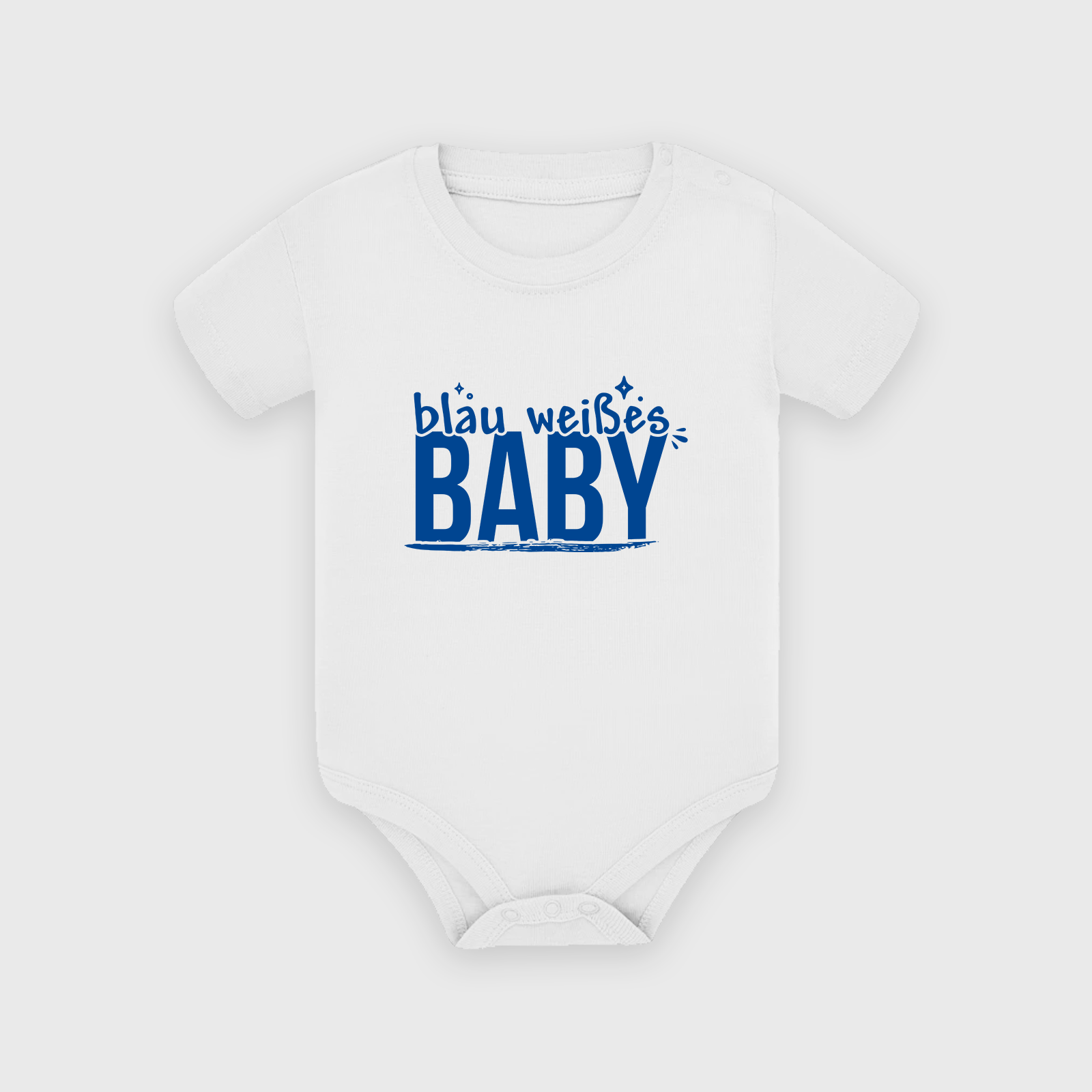 Blau Weißes Baby - Body