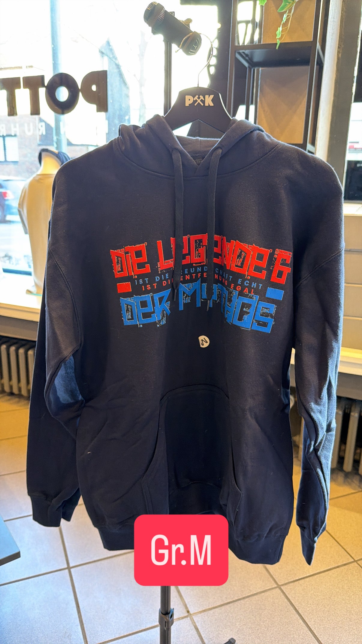 GE & NBG Legende & Mythos Hoodie Sonderpreis Gr.M