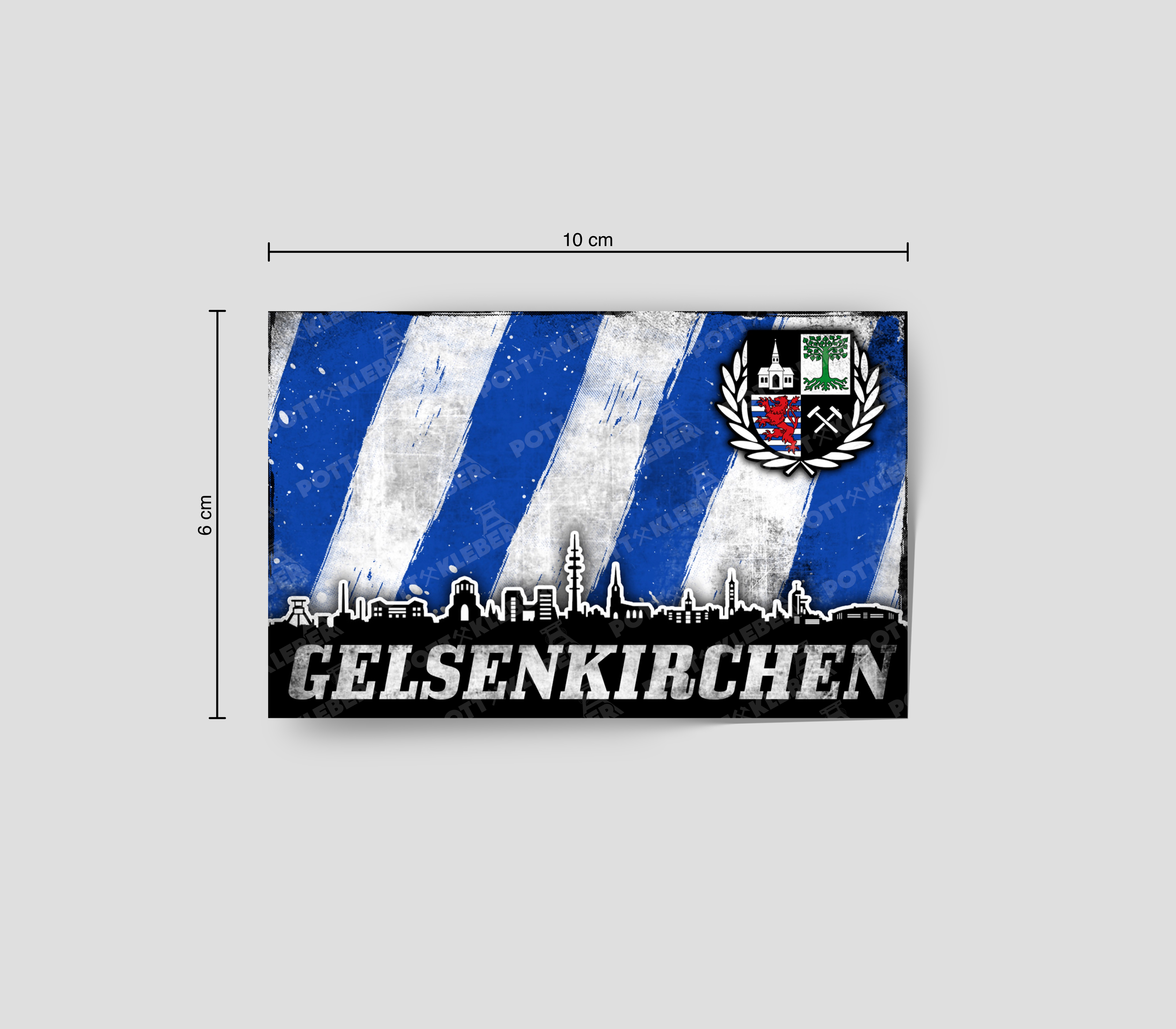 Nr.11 ,,Gelsenkirchen Skyline gestreift''