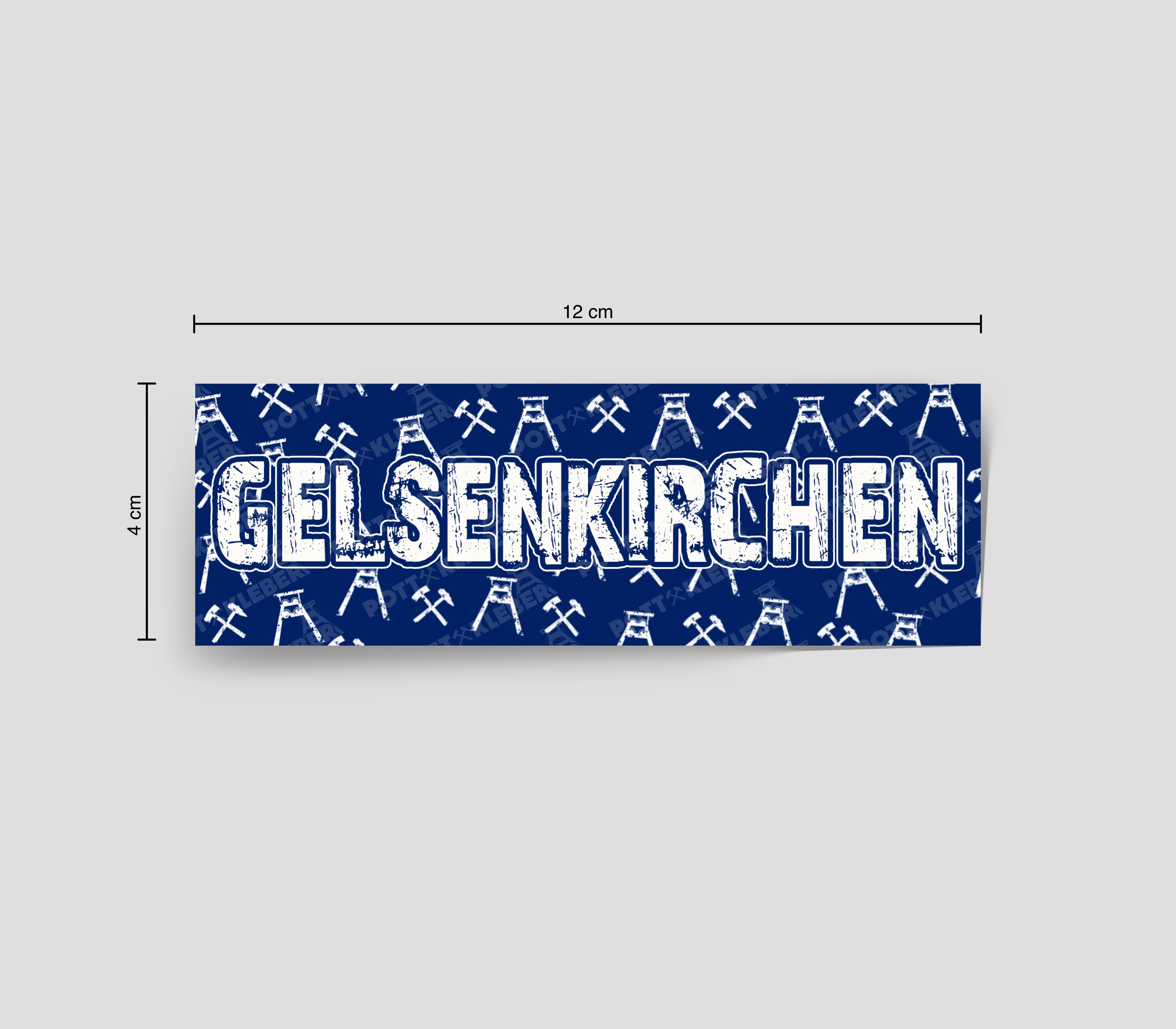 Nr.14 ,,Gelsenkirchen Muster Blau Weiß''