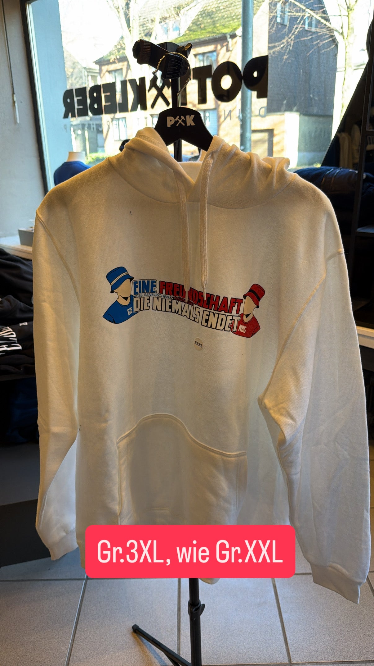 GE & NBG Freundschaft Hoodie Sonderpreis Gr.XXL