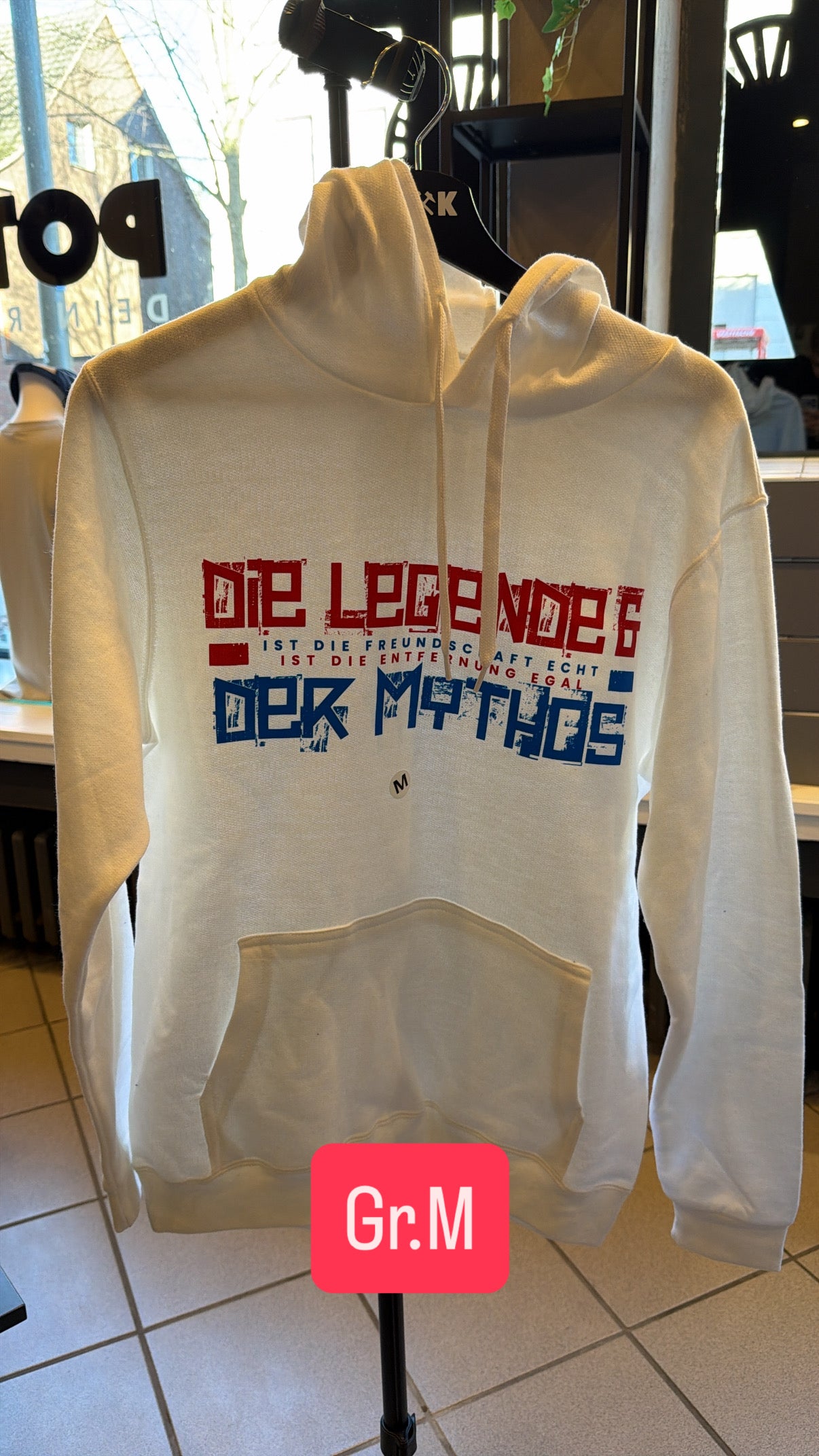 GE & NBG Legende und Mythos Hoodie Sonderpreis Gr.M