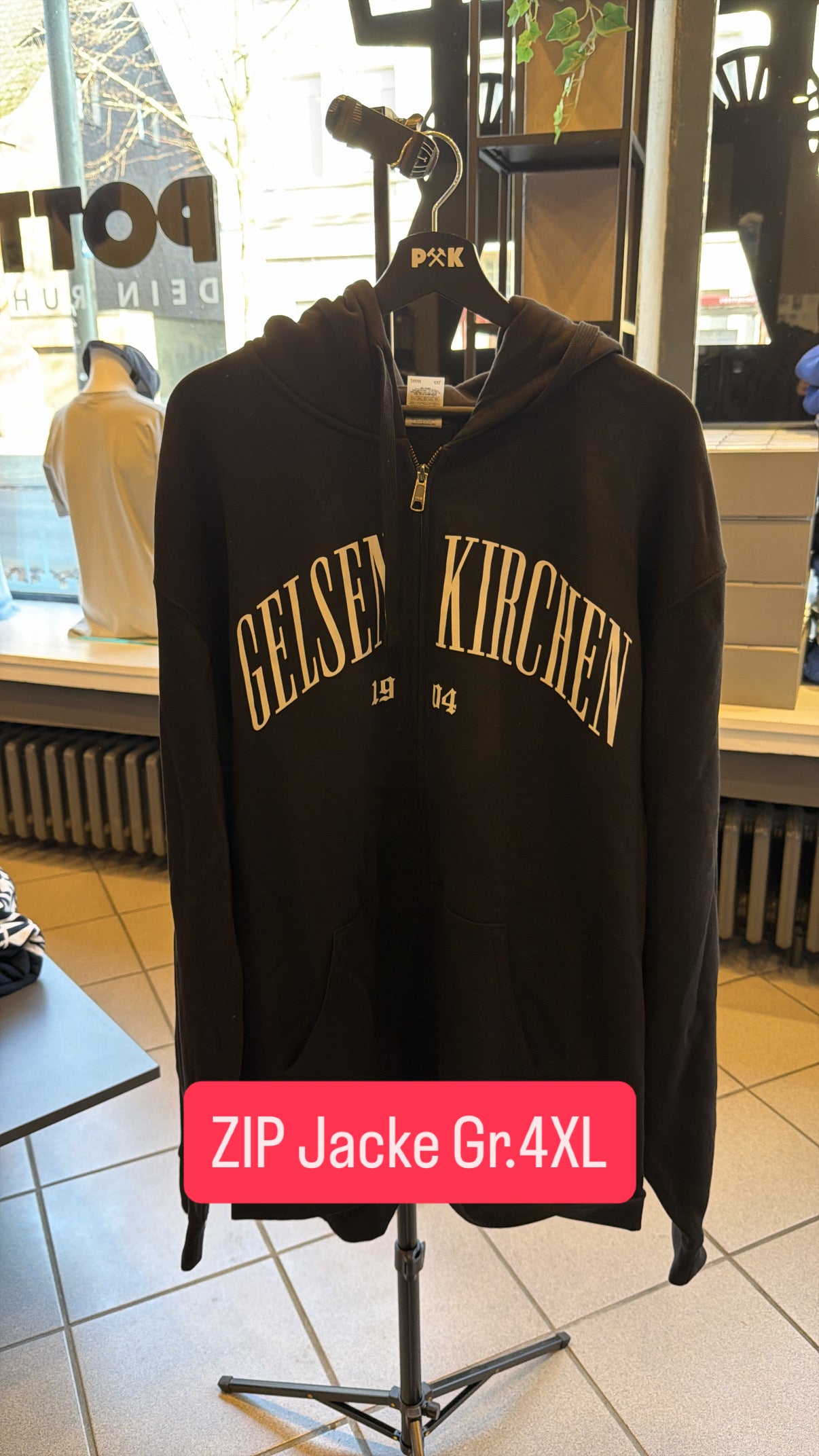 Gelsenkirchen 1904 ZIP Hoodie Sonderpreis Gr.4XL