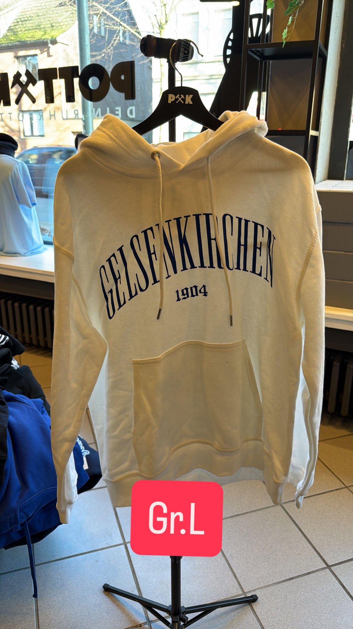 Gelsenkirchen 1904 Hoodie Sonderpreis Gr.L - Pott Kleber 