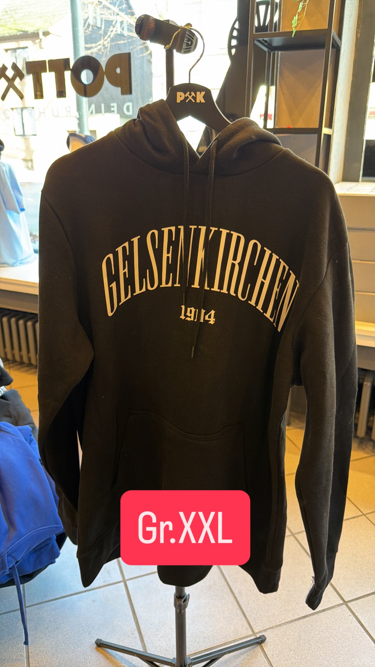 Gelsenkirchen 1904 Hoodie Sonderpreis Gr.XXL - Pott Kleber 