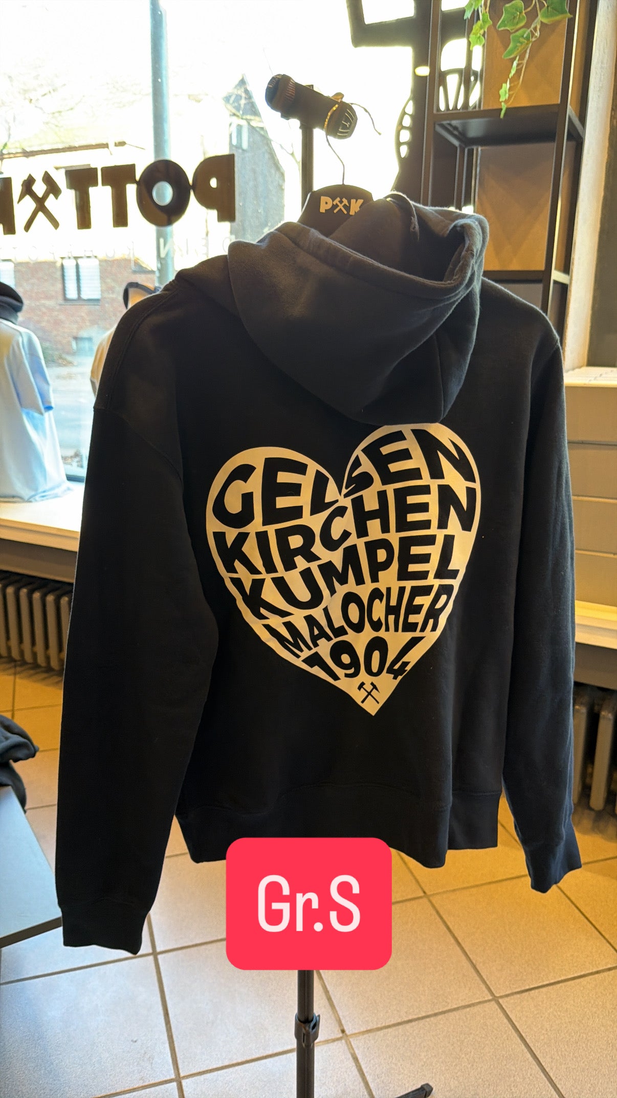 Gelsenkirchen Herz Hoodie Sonderpreis Gr.S