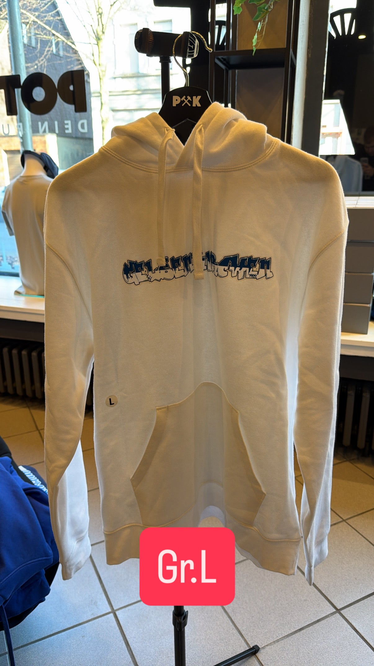 Gelsenkirchen Graffiti Hoodie Sonderpreis Gr.L - Pott Kleber 