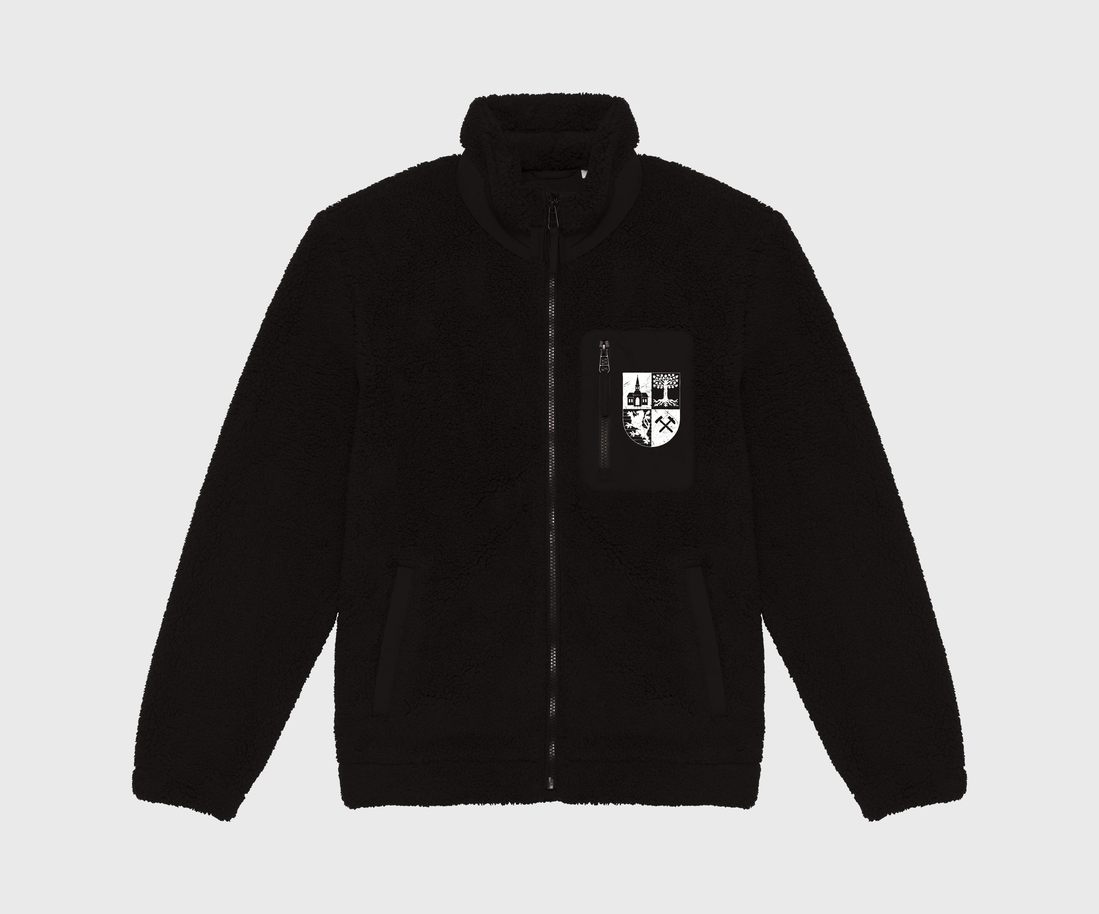 GE Wappen Weiß - Sharper Teddy Jacke