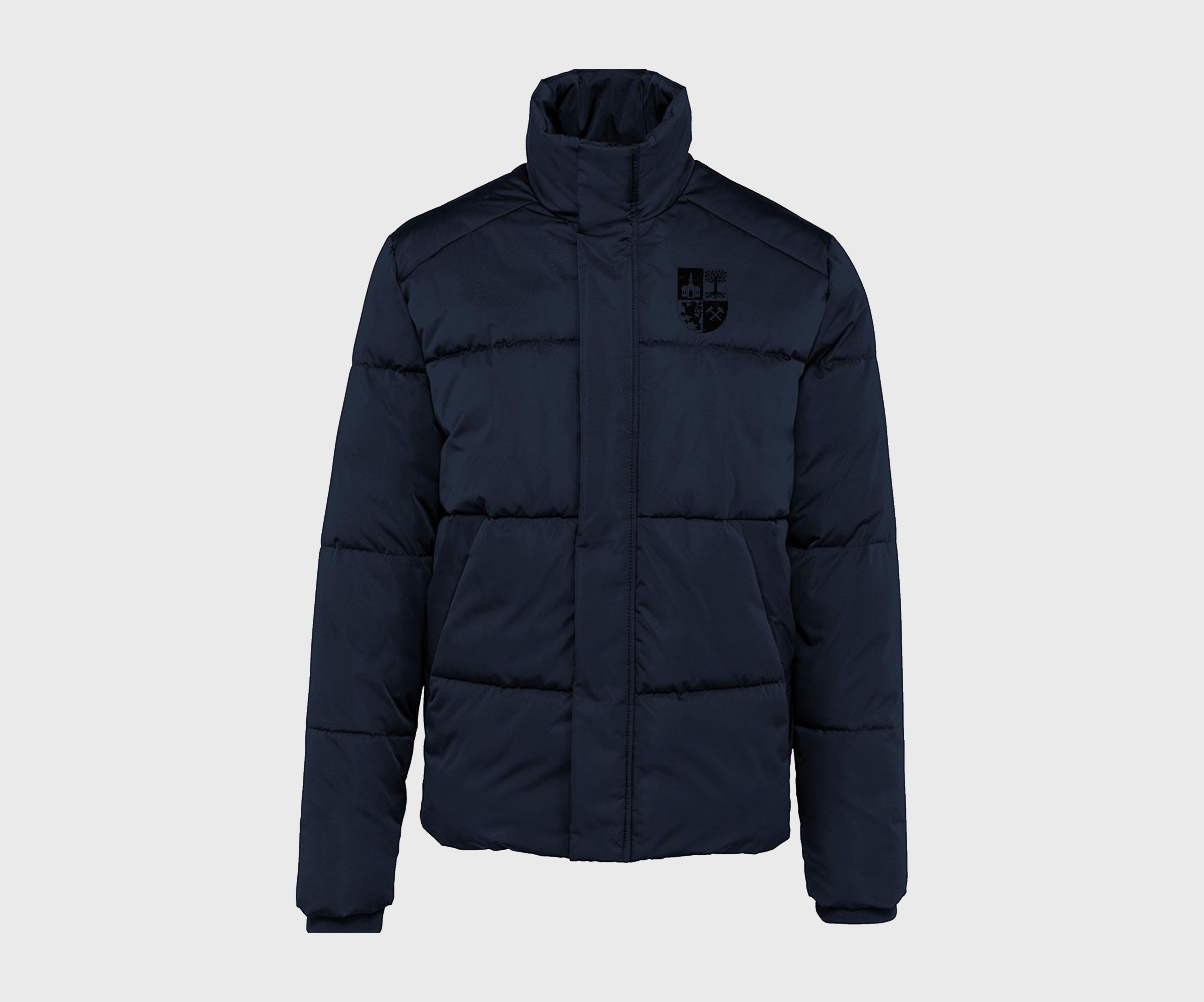 GE Wappen Schwarz - Stepp Jacke Winter Jacke